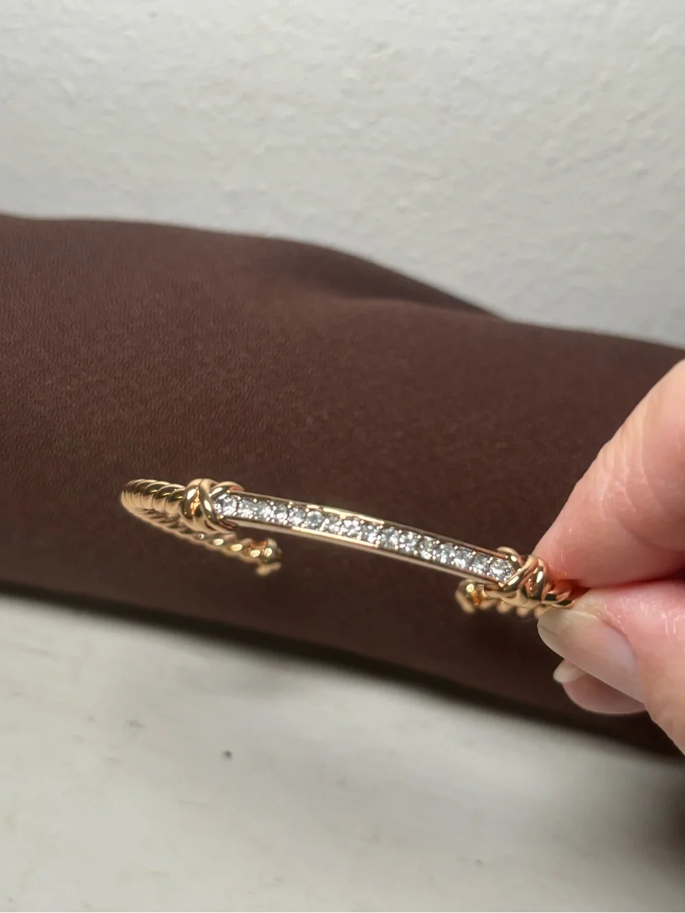 Gold Tone Stackable Rope Bangle Set - Women Jewelry